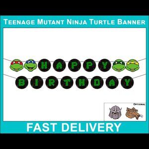 Teenage Mutant Ninja Turtle Banner